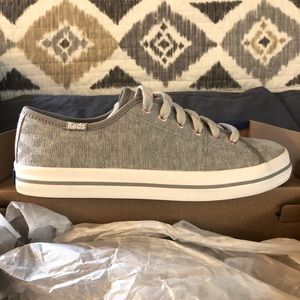 Keds Kickstart Geo Jersey Sneakers w/ Rose Gold